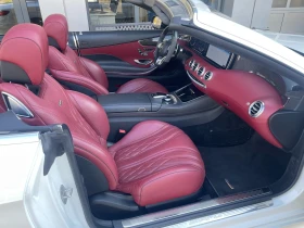 Mercedes-Benz S 63 AMG Cabriolet 4MATIC Бяла перла с червен таван, снимка 6