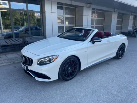 Mercedes-Benz S 63 AMG Cabriolet 4MATIC Бяла перла с червен таван, снимка 11