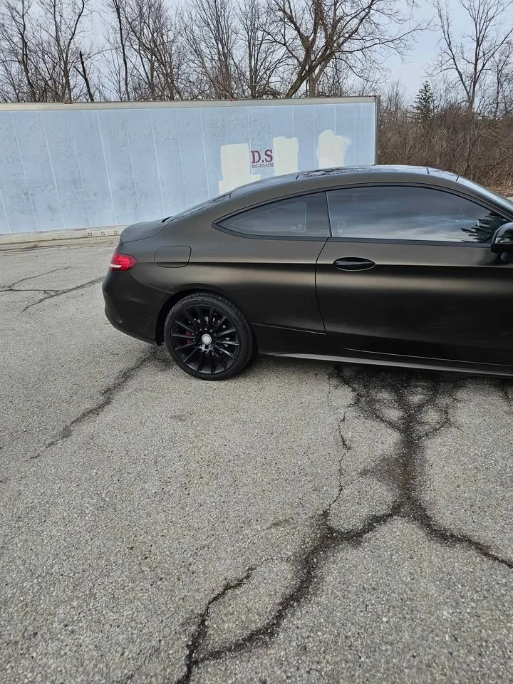 Mercedes-Benz C 300 * MATTE BLACK* RED LEATHER* NO ACCIDENT* AMG KIT*  | Mobile.bg � ����������� 4
