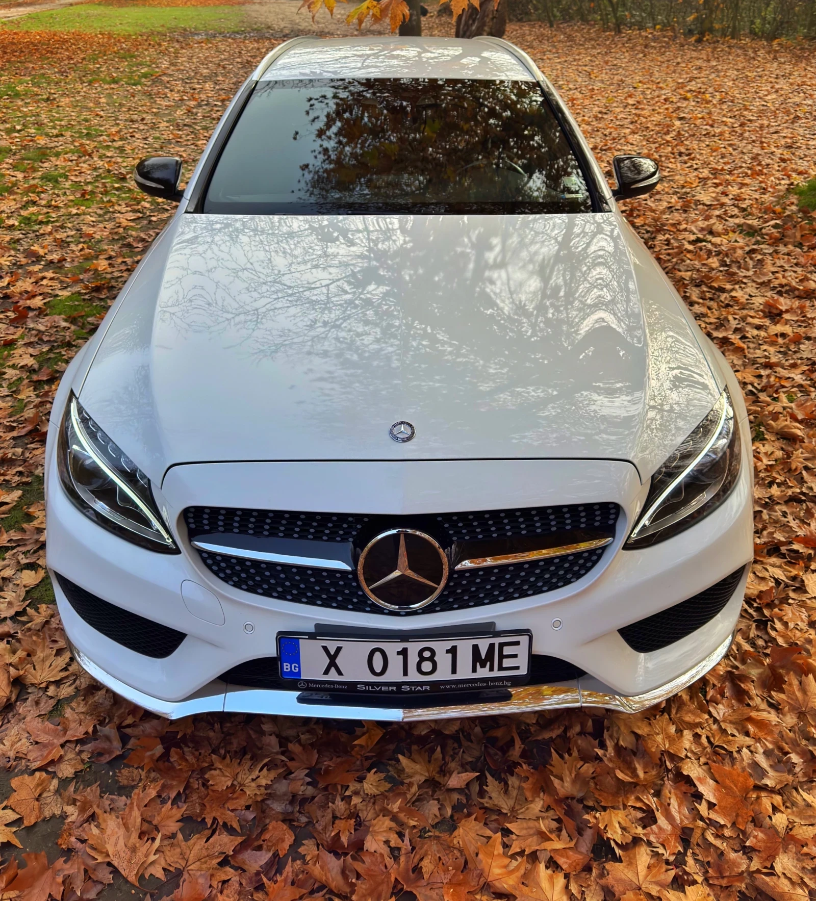 Mercedes-Benz C 220  * Видео* Full AMG line Head Up Distronic Carplay