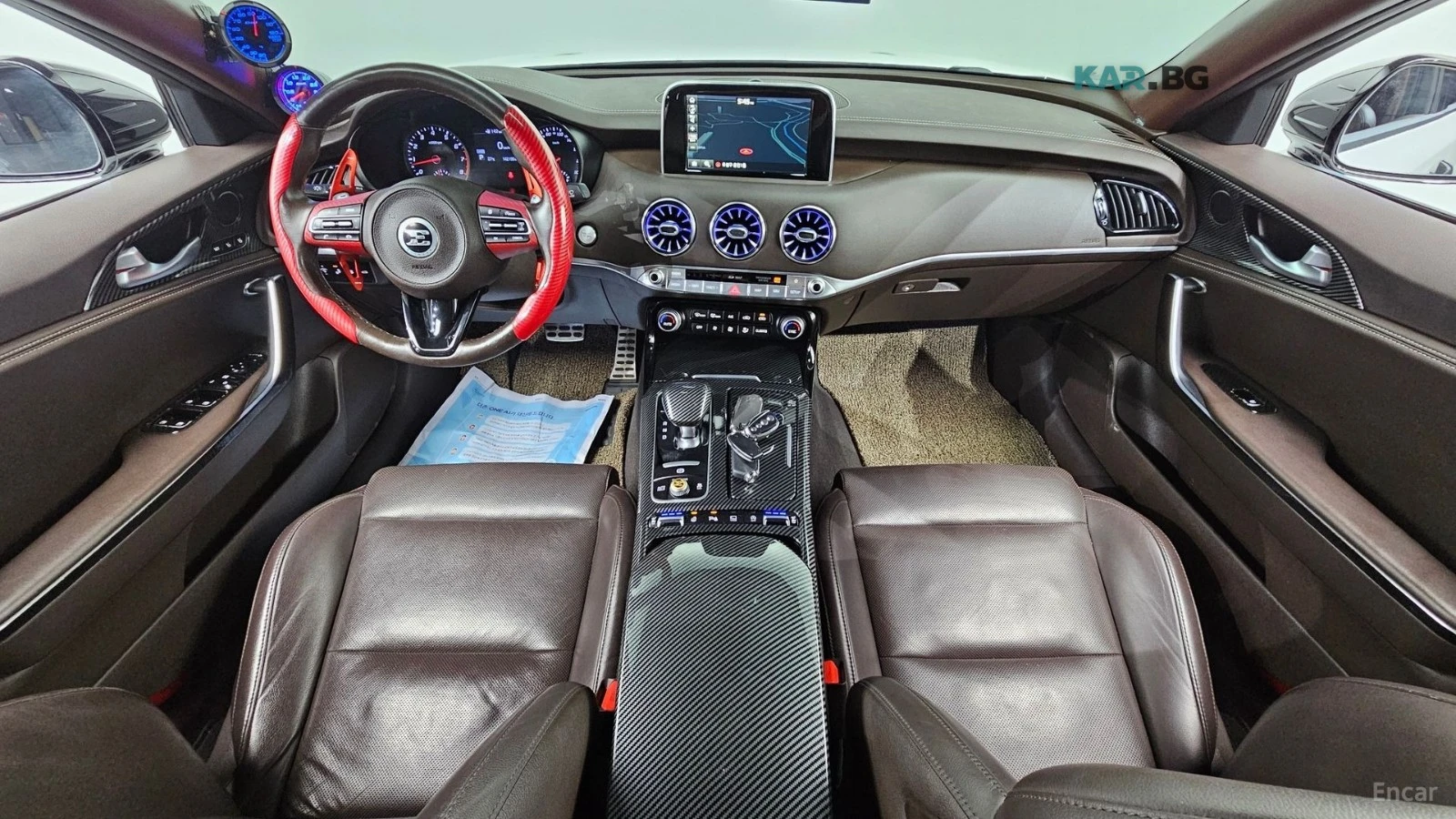 Kia Stinger * 3.3T* AWD* КОЖА* ПОДГРЕВ* ОБДУХВАНЕ* , снимка 7 - Автомобили и джипове - 54774169