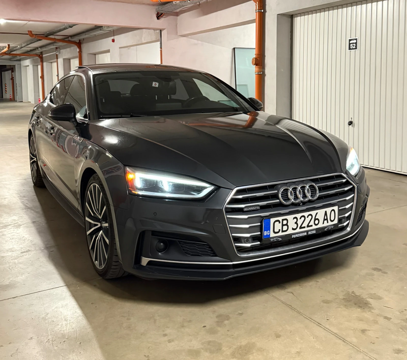 Audi A5 2.0  - 252 к.с. Quattro S-Line Adaptive B&O 