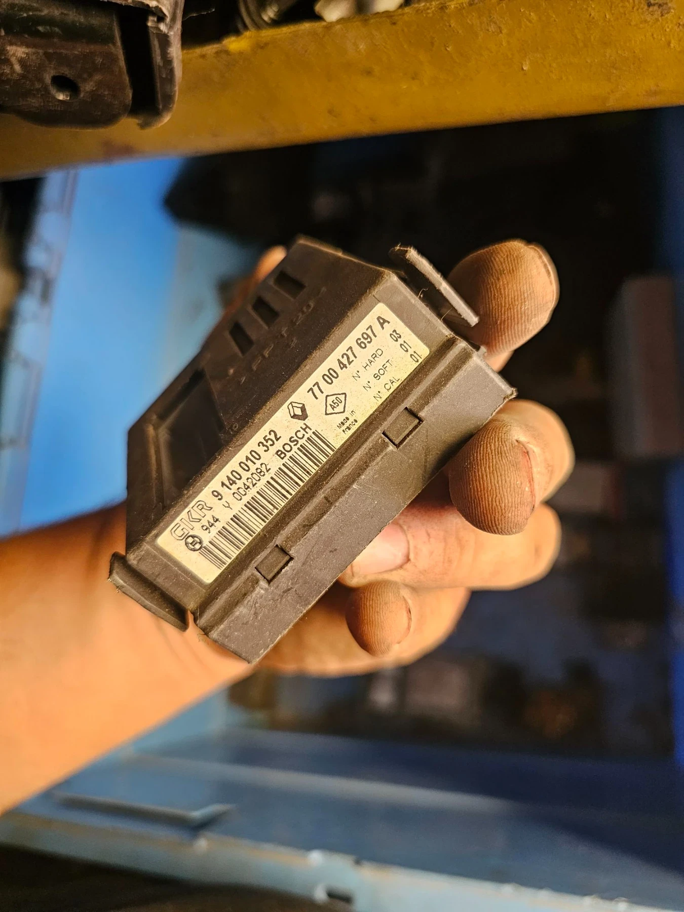 Renault Megane I air conditioning control unit 7700427697A BOSCH 9140010352 scenic 