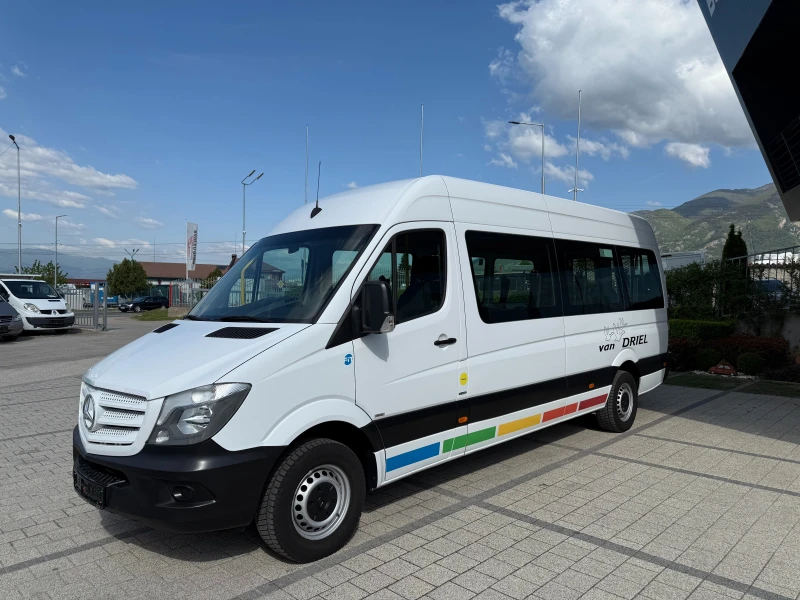 Mercedes-Benz Sprinter 313CDI 9-местен Клима Maxi + Рампа , снимка 3 - Бусове и автобуси - 50122362