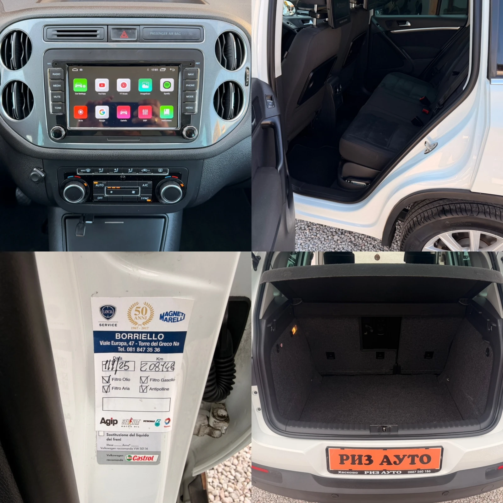 VW Tiguan 2.0TDI* 100%km* КАМЕРА* 6ск* ЛИЗИНГ, снимка 13 - Автомобили и джипове - 53836434