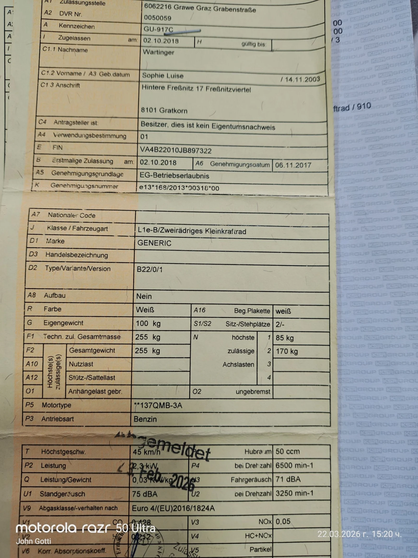Generic Race Generic Paradise 50cc , снимка 10 - Мотоциклети и мототехника - 53935553