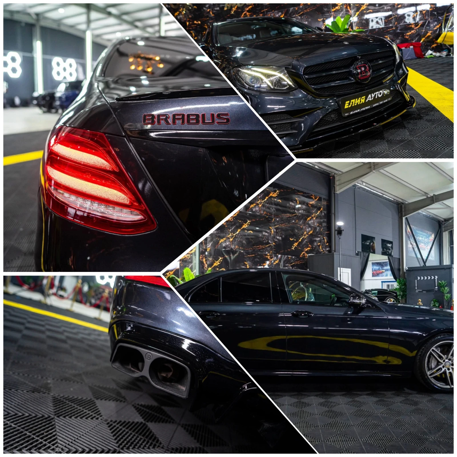 Mercedes-Benz E 220 D FULL BRABUS PACK ���� BURM ������ 100% | Mobile.bg � ����������� 17