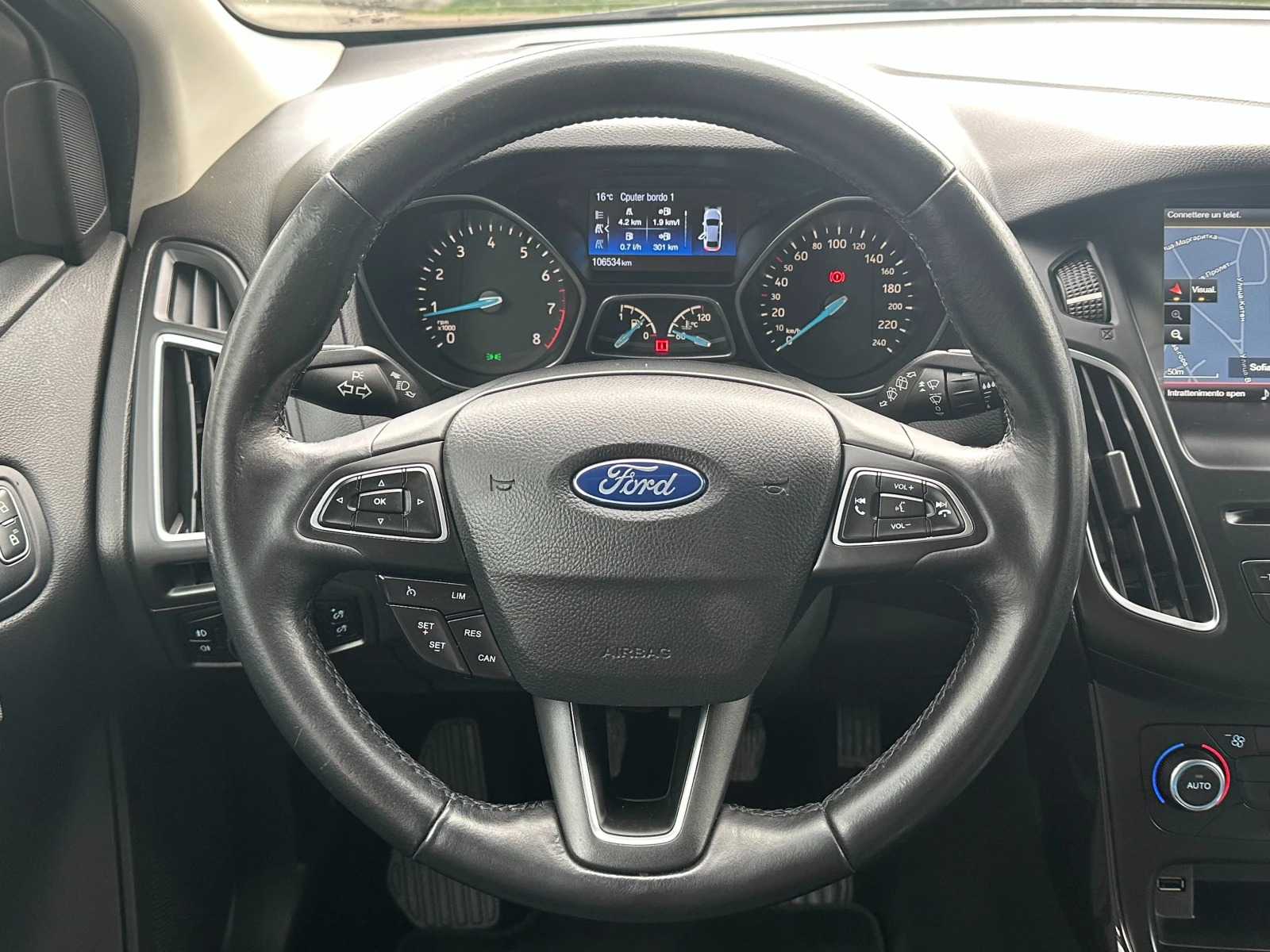 Ford Focus 1.0T-125k.s-105000km-NAVI-LED-PDC-EURO6B-PARKPILOT, снимка 12 - Автомобили и джипове - 54240969