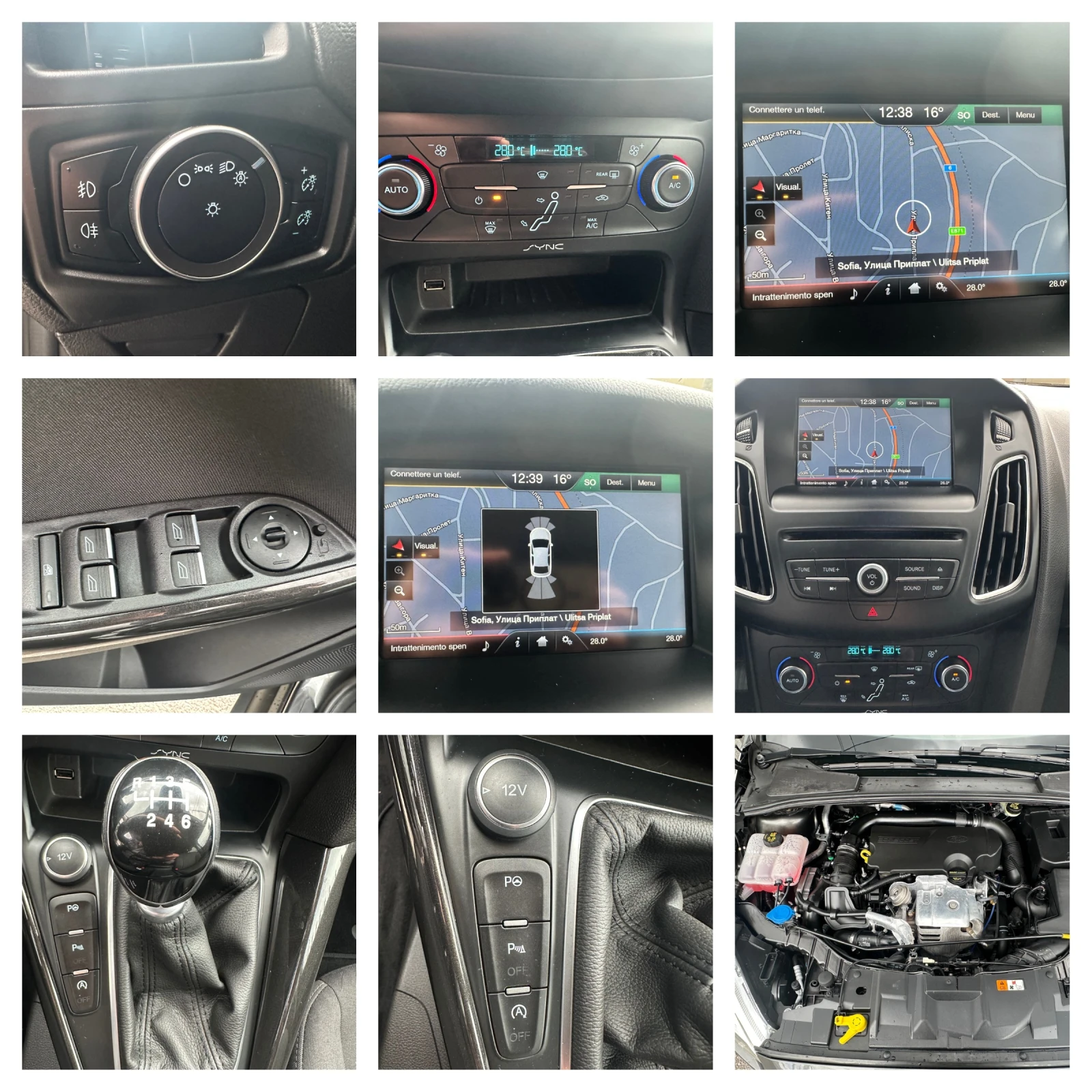 Ford Focus 1.0T-125k.s-105000km-NAVI-LED-PDC-EURO6B-PARKPILOT, снимка 16 - Автомобили и джипове - 54240969