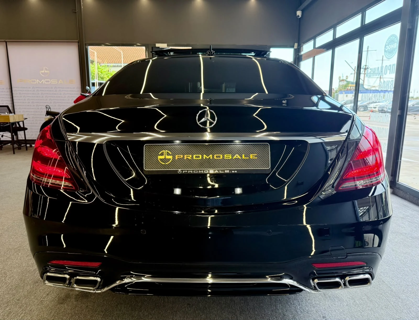 Mercedes-Benz S 560 L* AMG* 4M* Burmester 3D* Обдух* ЛИЗИНГ , снимка 5 - Автомобили и джипове - 55588947