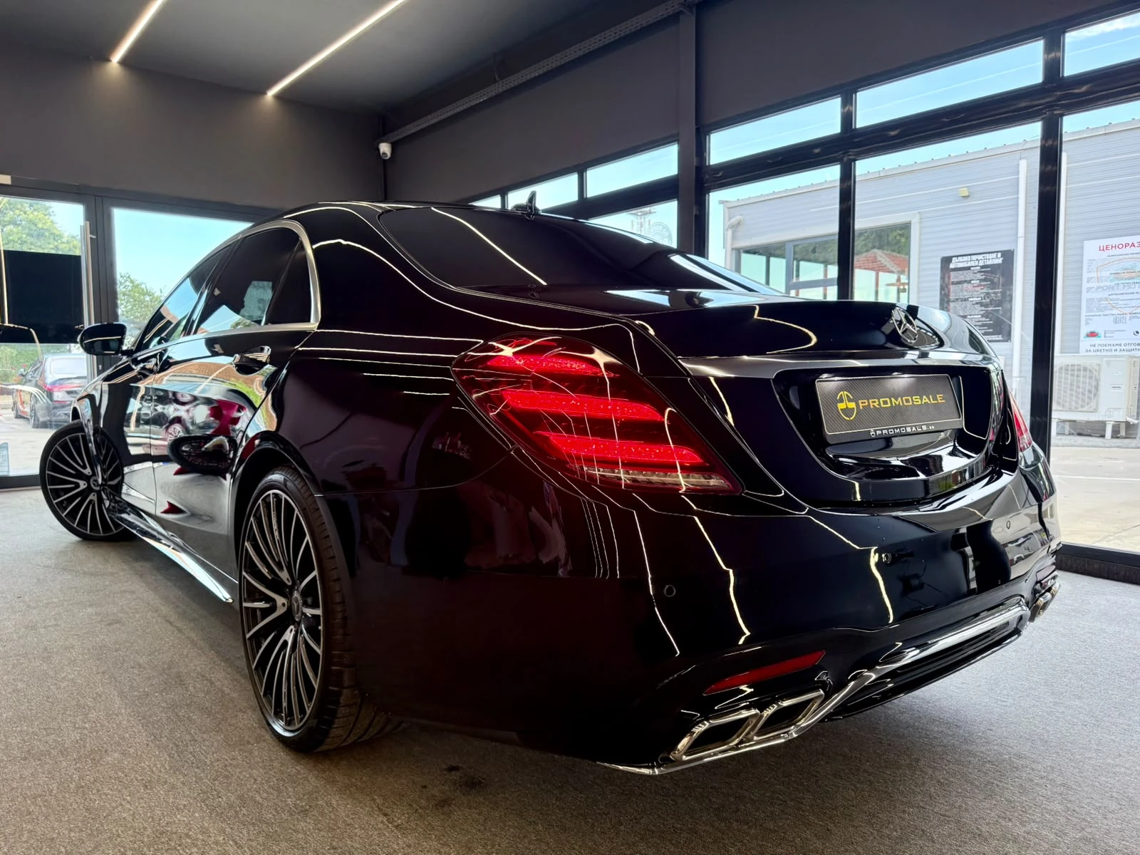 Mercedes-Benz S 560 L* AMG* 4M* Burmester 3D* Обдух* ЛИЗИНГ , снимка 4 - Автомобили и джипове - 55588947