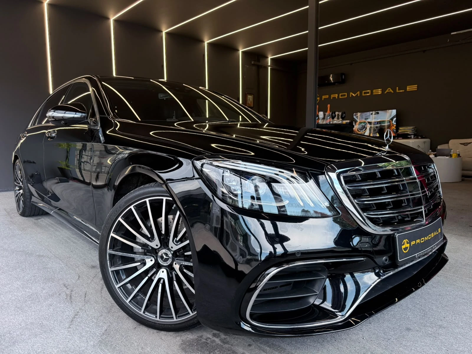 Mercedes-Benz S 560 L* AMG* 4M* Burmester 3D* Обдух* ЛИЗИНГ 