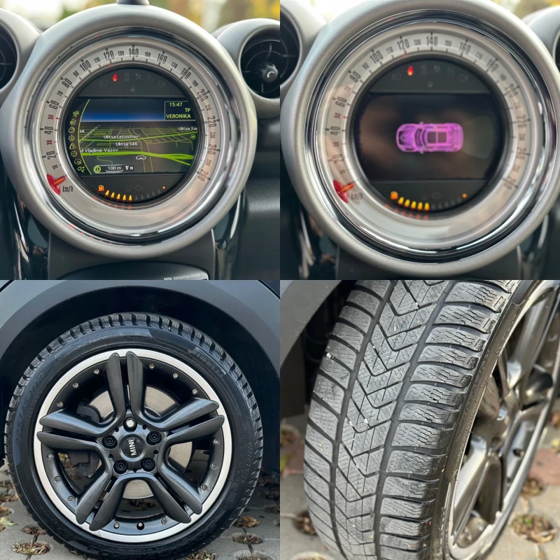 Mini Countryman * S* АВТОМАТИК* 4X4* ПАНОРАМА* XENON* , снимка 13 - Автомобили и джипове - 46636170