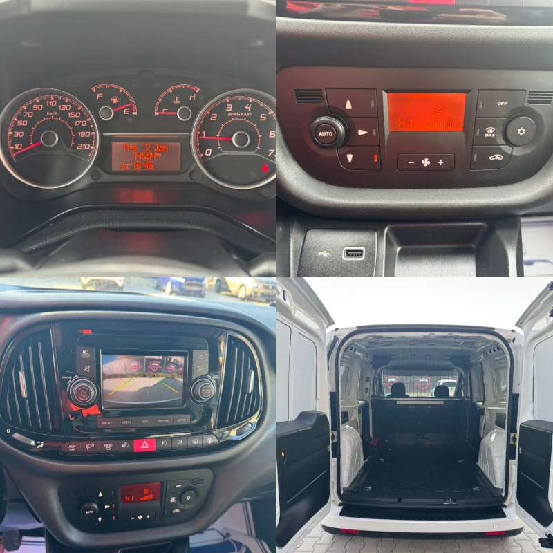 Fiat Doblo 1.6 M.JET 2021 LONG CAMERA TOP, снимка 17 - Автомобили и джипове - 52957863
