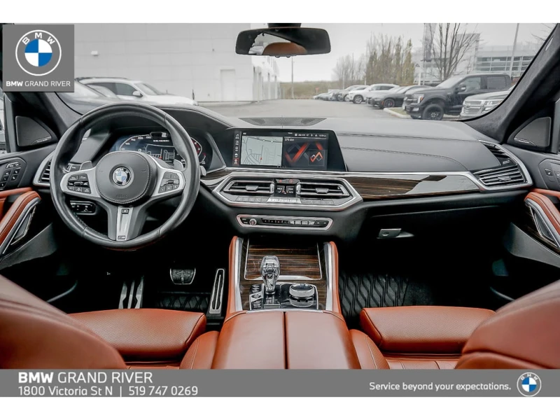 BMW X6 * АВТО КРЕДИТ* ЦЕНА ДО БГ * СЕРВИЗНА ИСТОРИЯ * , снимка 15 - Автомобили и джипове - 52908624