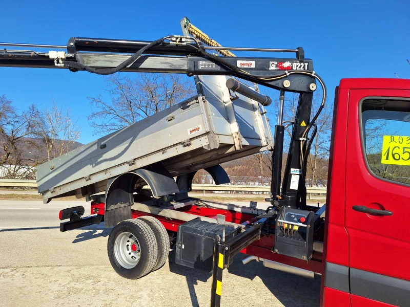 Mercedes-Benz Sprinter 518 3, 5т.САМОСВАЛ С КРАН &#34;HIAB&#34;1.7т.ШВЕЙЦАрия, снимка 6 - Бусове и автобуси - 49363115