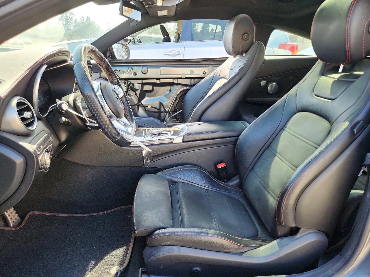 Mercedes-Benz C 43 AMG 4MATIC* КОЖА* ПОДГРЕ* BURMASTER* PANO* , снимка 7 - Автомобили и джипове - 55674727