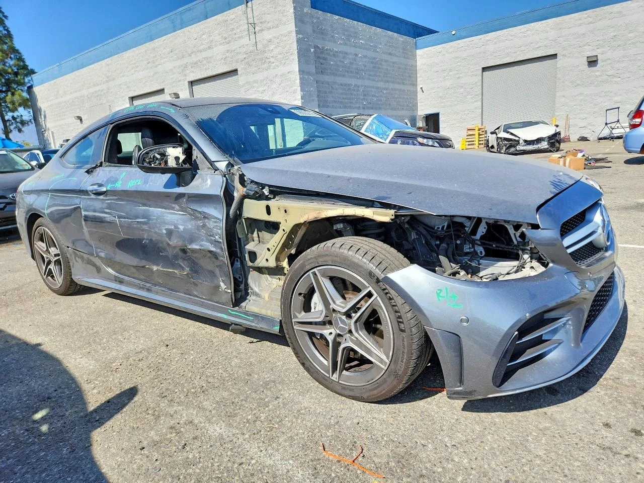 Mercedes-Benz C 43 AMG 4MATIC* КОЖА* ПОДГРЕ* BURMASTER* PANO* , снимка 4 - Автомобили и джипове - 55674727