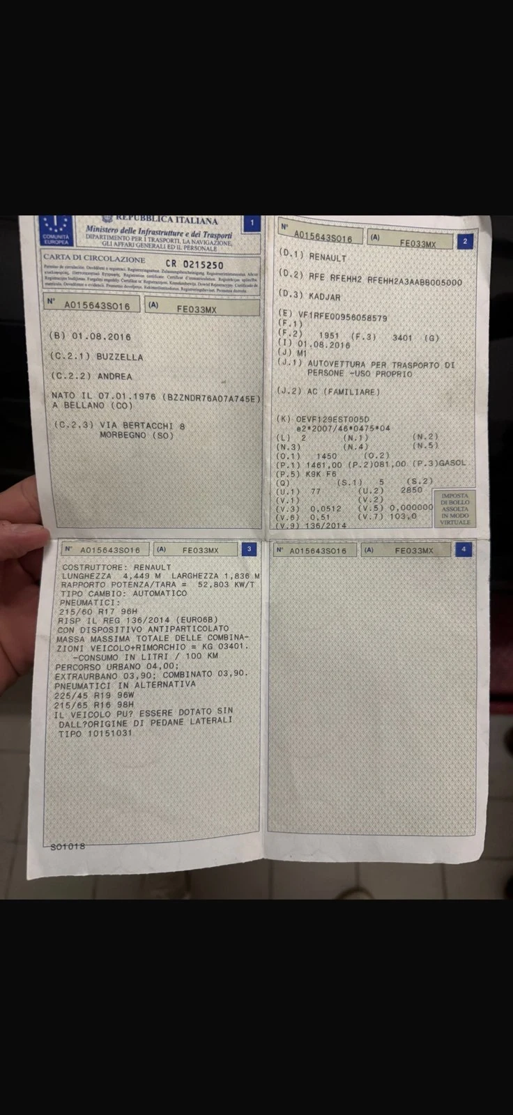 Renault Kadjar 1.5 110 automat, снимка 4 - Автомобили и джипове - 52860913