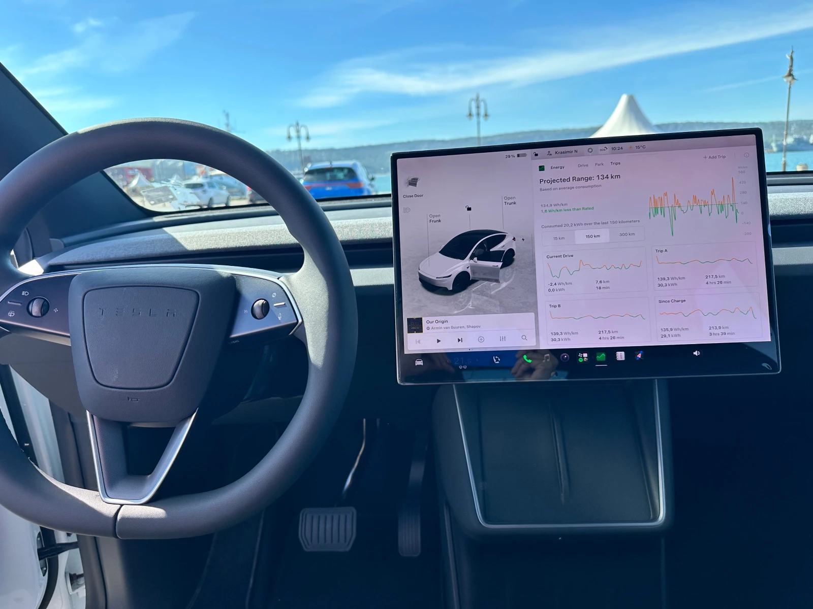 Tesla Y Juniper НАЛИЧНА, снимка 10 - Автомобили и джипове - 55932626