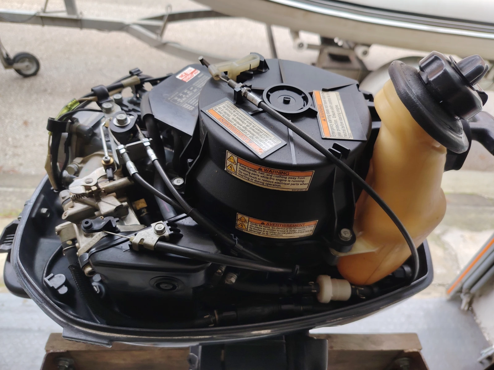 Извънбордов двигател Yamaha F6  - изображение 6