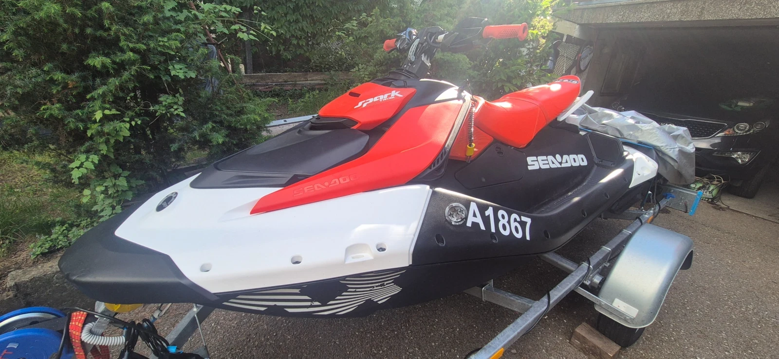 Джет Bombardier Sea Doo Spark 2 trixx 3up, снимка 3 - Воден транспорт - 54768130