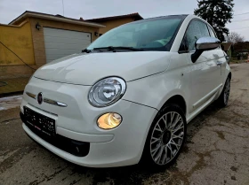 Fiat 500 1.2i Германия Клима Панорама 1Собственик Реални КМ, снимка 1