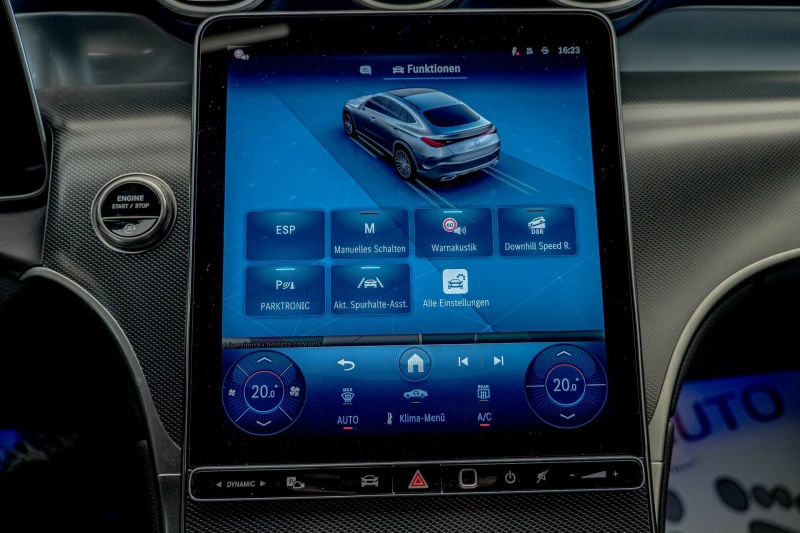 Mercedes-Benz GLC 200 AMG/Coupe/Подгрев/Камера/4Matic/Night Paket, снимка 14 - Автомобили и джипове - 52108816