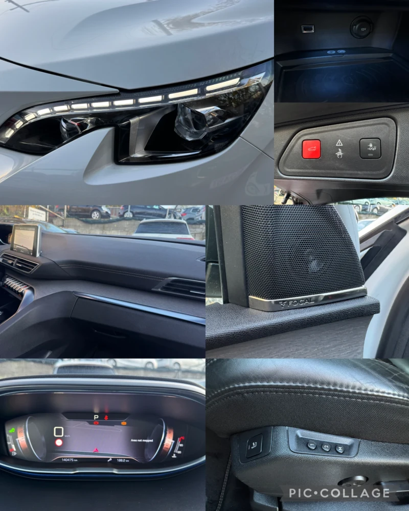 Peugeot 3008 2.0HDI* 180* GT-LINE* FULL MAX* Focal* Massage, снимка 15 - Автомобили и джипове - 52424359