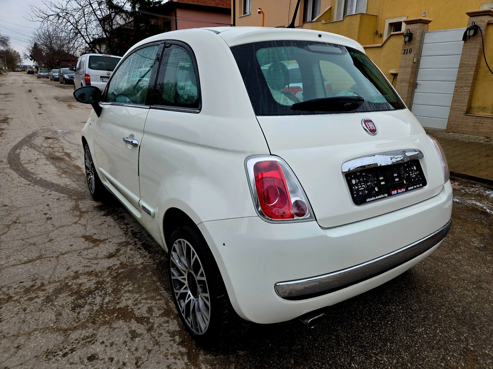 Fiat 500 1.2i Германия Клима Панорама 1Собственик Реални КМ, снимка 3 - Автомобили и джипове - 54058028