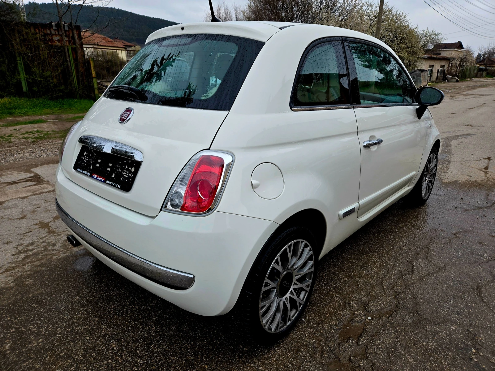 Fiat 500 1.2i Германия Клима Панорама 1Собственик Реални КМ, снимка 6 - Автомобили и джипове - 54058028