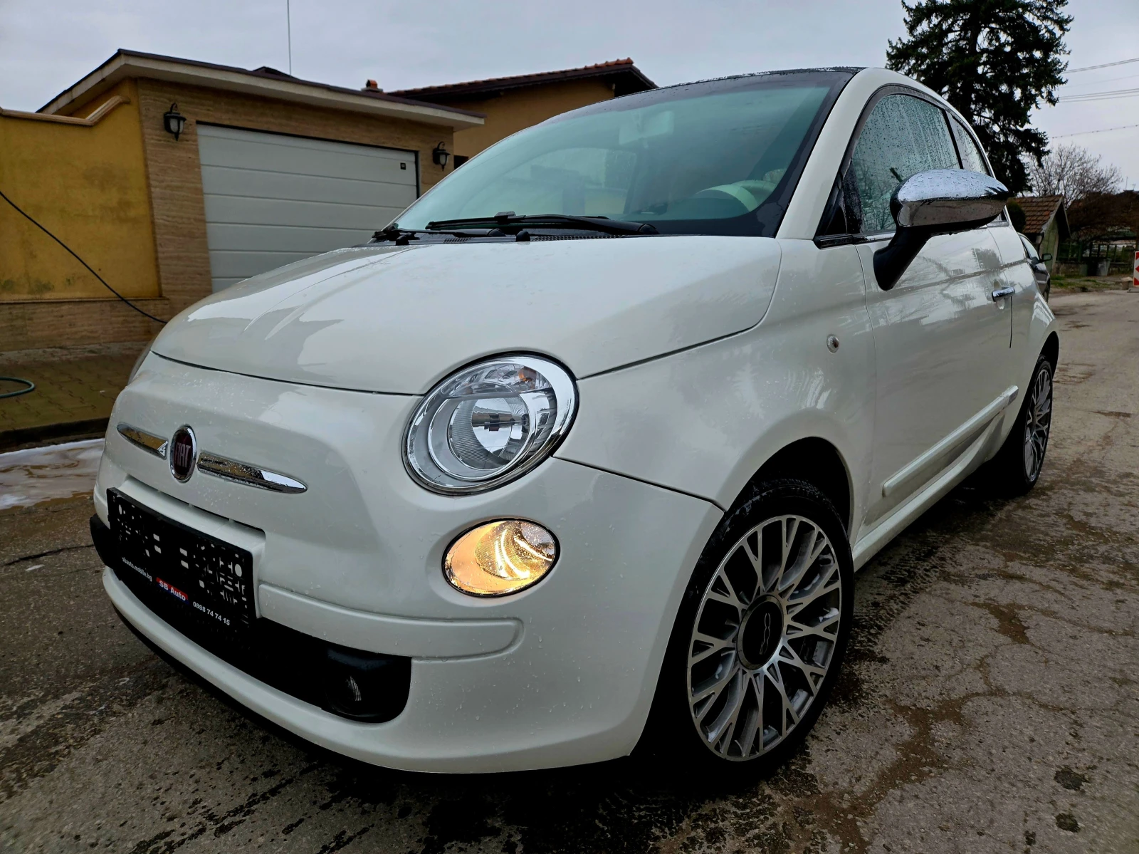 Fiat 500 1.2i Германия Клима Панорама 1Собственик Реални КМ