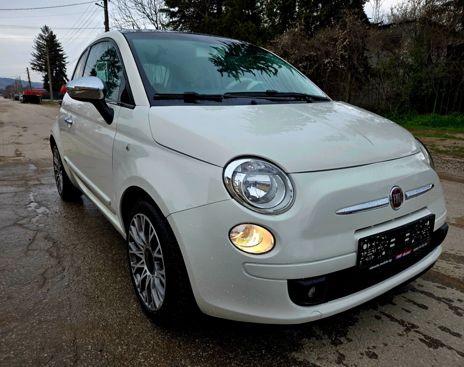 Fiat 500 1.2i Германия Клима Панорама 1Собственик Реални КМ, снимка 8 - Автомобили и джипове - 54058028