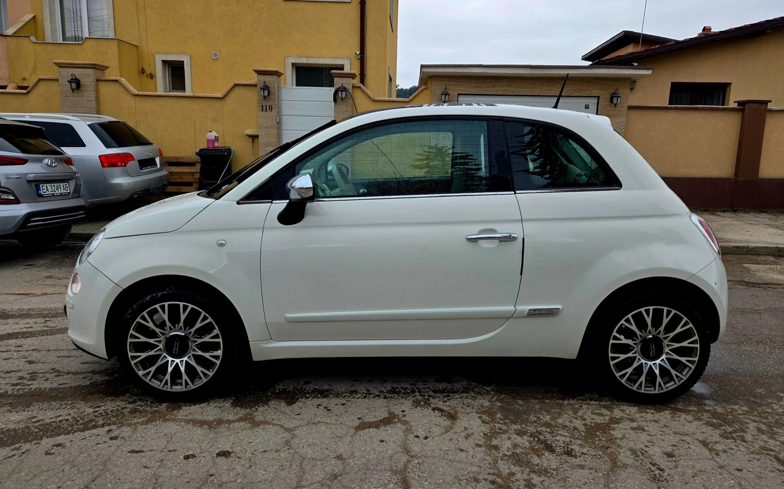 Fiat 500 1.2i Германия Клима Панорама 1Собственик Реални КМ, снимка 2 - Автомобили и джипове - 54058028