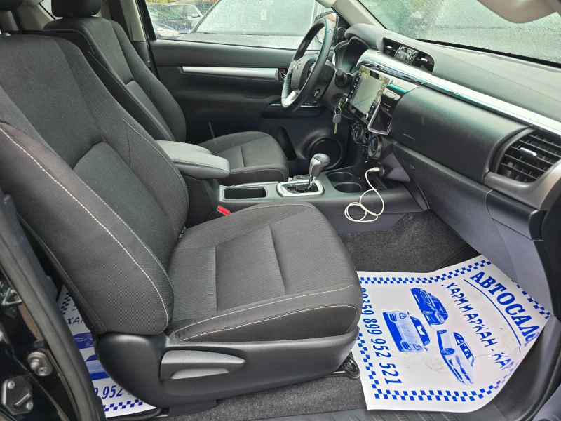 Toyota Hilux 2.8D4D-ГАРАНЦИОНЕН-ЕВРО 6С-АВТОМАТИК-10800КМ-НАВИ, снимка 10 - Автомобили и джипове - 49762756