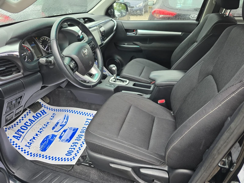 Toyota Hilux 2.8D4D-ГАРАНЦИОНЕН-ЕВРО 6С-АВТОМАТИК-10800КМ-НАВИ, снимка 9 - Автомобили и джипове - 49762756