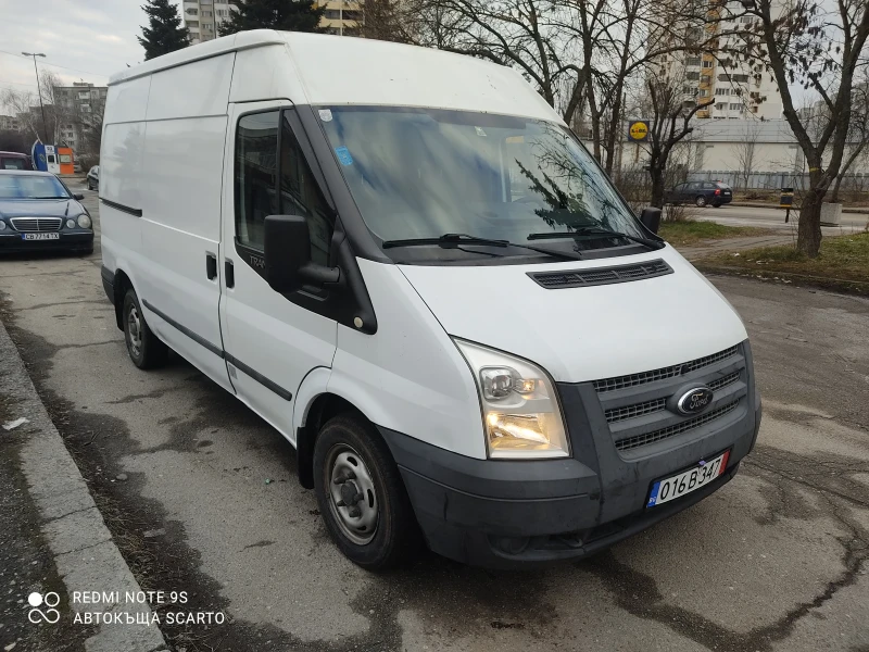 Ford Transit 2.2d/101kc, 2013г, висок , снимка 1 - Бусове и автобуси - 49282496