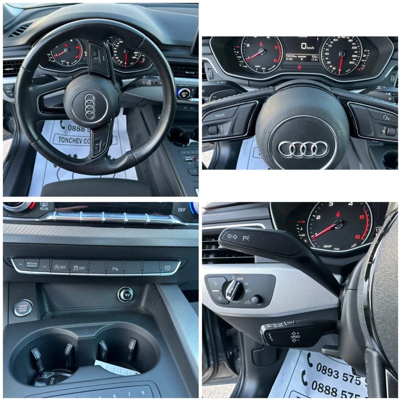 Audi A4 2.0-TDI-S-tronik-TOP-LED-XENON-BI XENON-NAVI-NEW, снимка 15 - Автомобили и джипове - 49349466