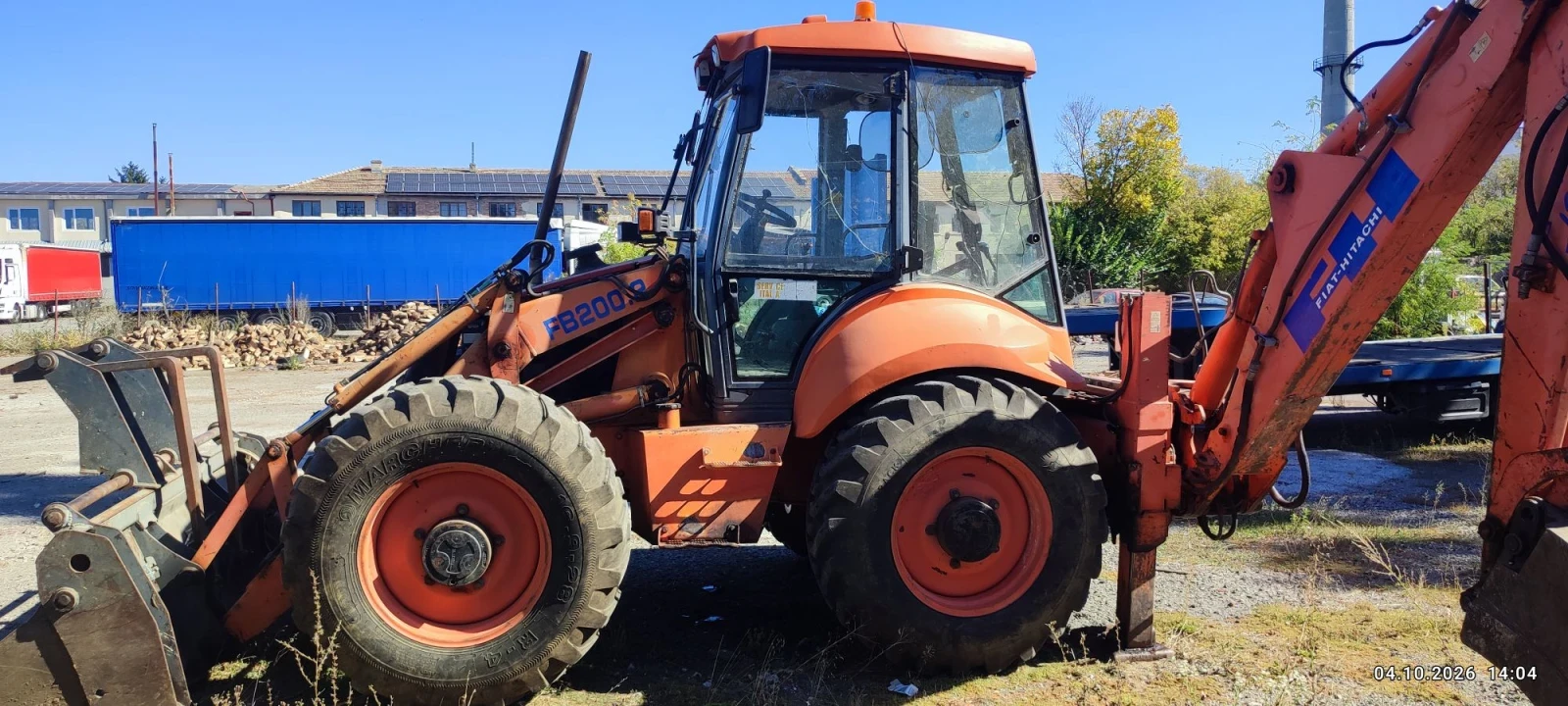 Багер FIAT Hitachi FB 200.2, снимка 7 - Индустриална техника - 56346427