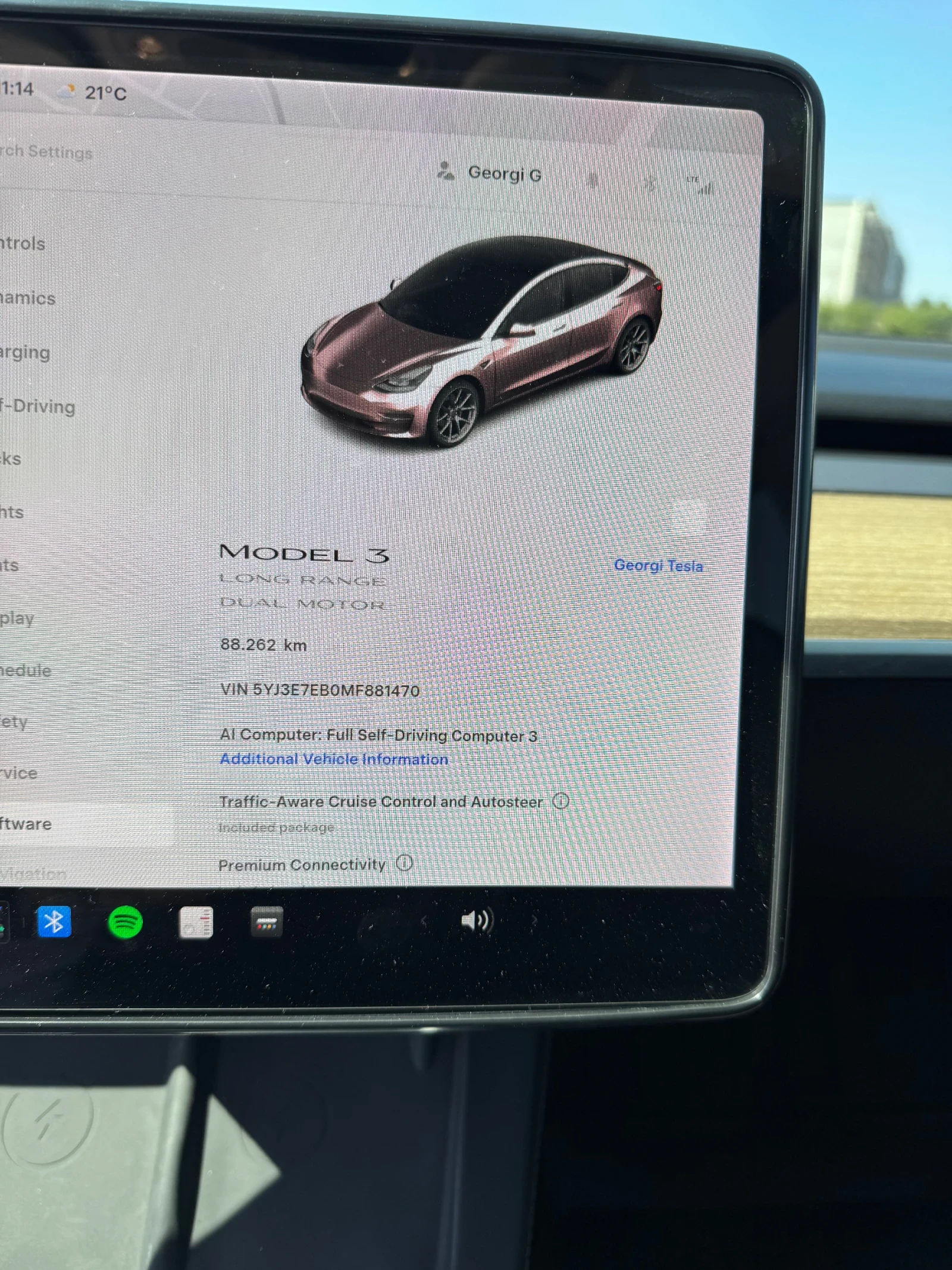 Tesla Model 3 LONG RANGE\FACELIFT, снимка 15 - Автомобили и джипове - 54623537