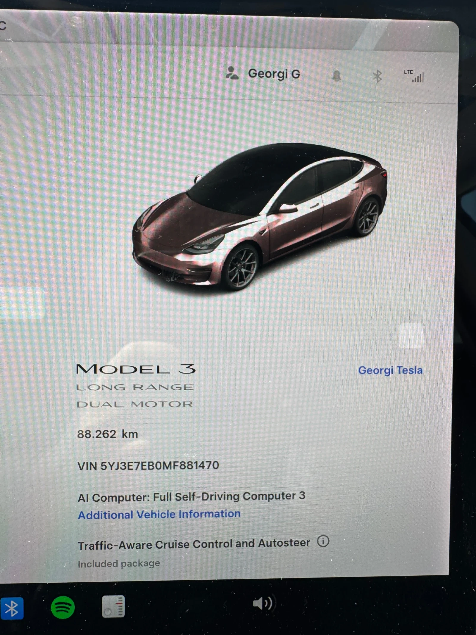 Tesla Model 3 LONG RANGE\FACELIFT, снимка 13 - Автомобили и джипове - 54623537