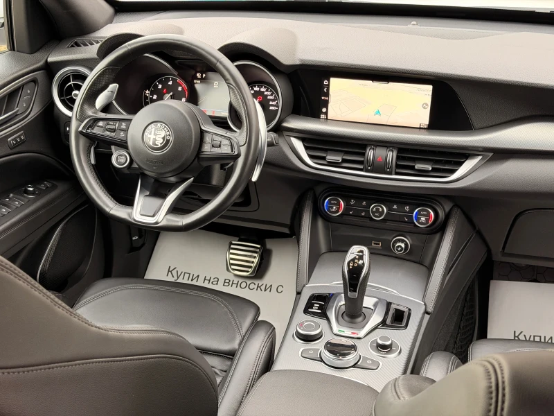 Alfa Romeo Stelvio VELOCE-Facelift-KEYLES-ПОДГРЕВ-КОЖА-УНИКАТ-170Х.КМ, снимка 13 - Автомобили и джипове - 53597495