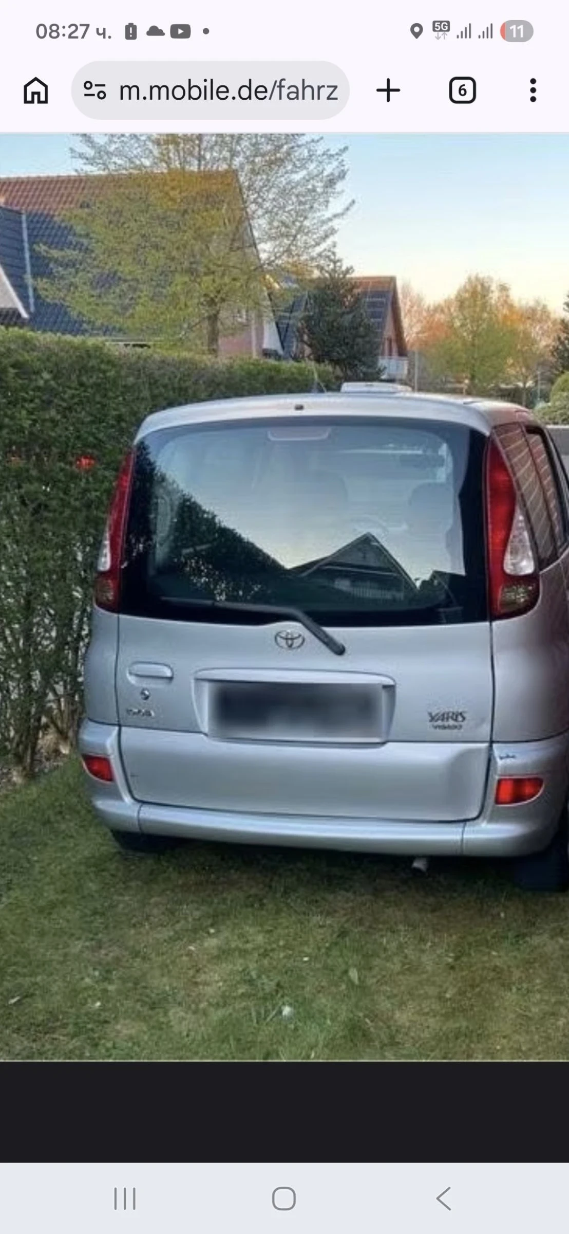 Toyota Yaris verso На части , снимка 4 - Автомобили и джипове - 54842799