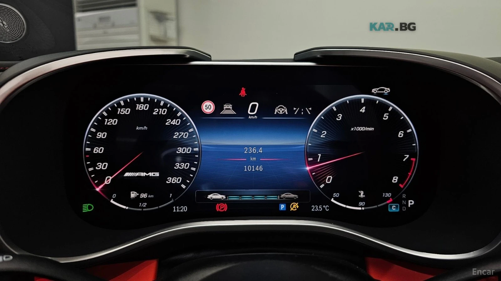 Mercedes-Benz SL 63 AMG 4MATIC+ * КОЖА* 360* НАВИ* HUB* ПОДГРЕВ* ОБДУХВ, снимка 8 - Автомобили и джипове - 55012423