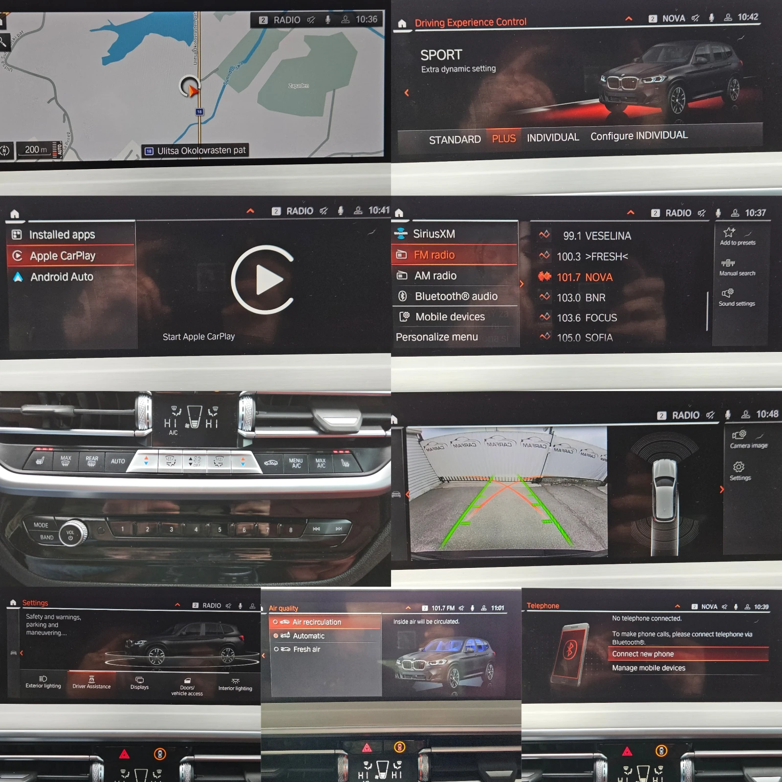 BMW X3 M40i/G01/XDRIVE/LED/CARPLAY/ПАНОРАМА/ПОДГРЕВ/NAVI, снимка 11 - Автомобили и джипове - 53950950