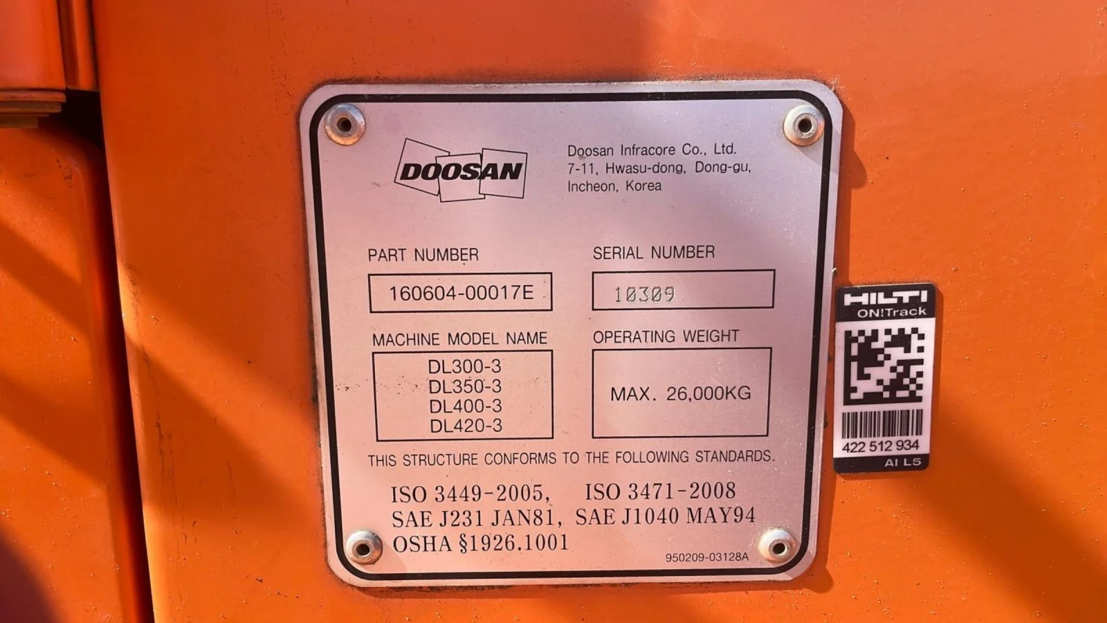 Челен товарач DOOSAN DL 420-3, снимка 4 - Индустриална техника - 55483328