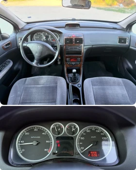 Peugeot 307 1.6HDI* 109ps* СЕРВИЗНА ИСТОРИЯ* ОБСЛУЖЕНА* ВС. ПЛ, снимка 12