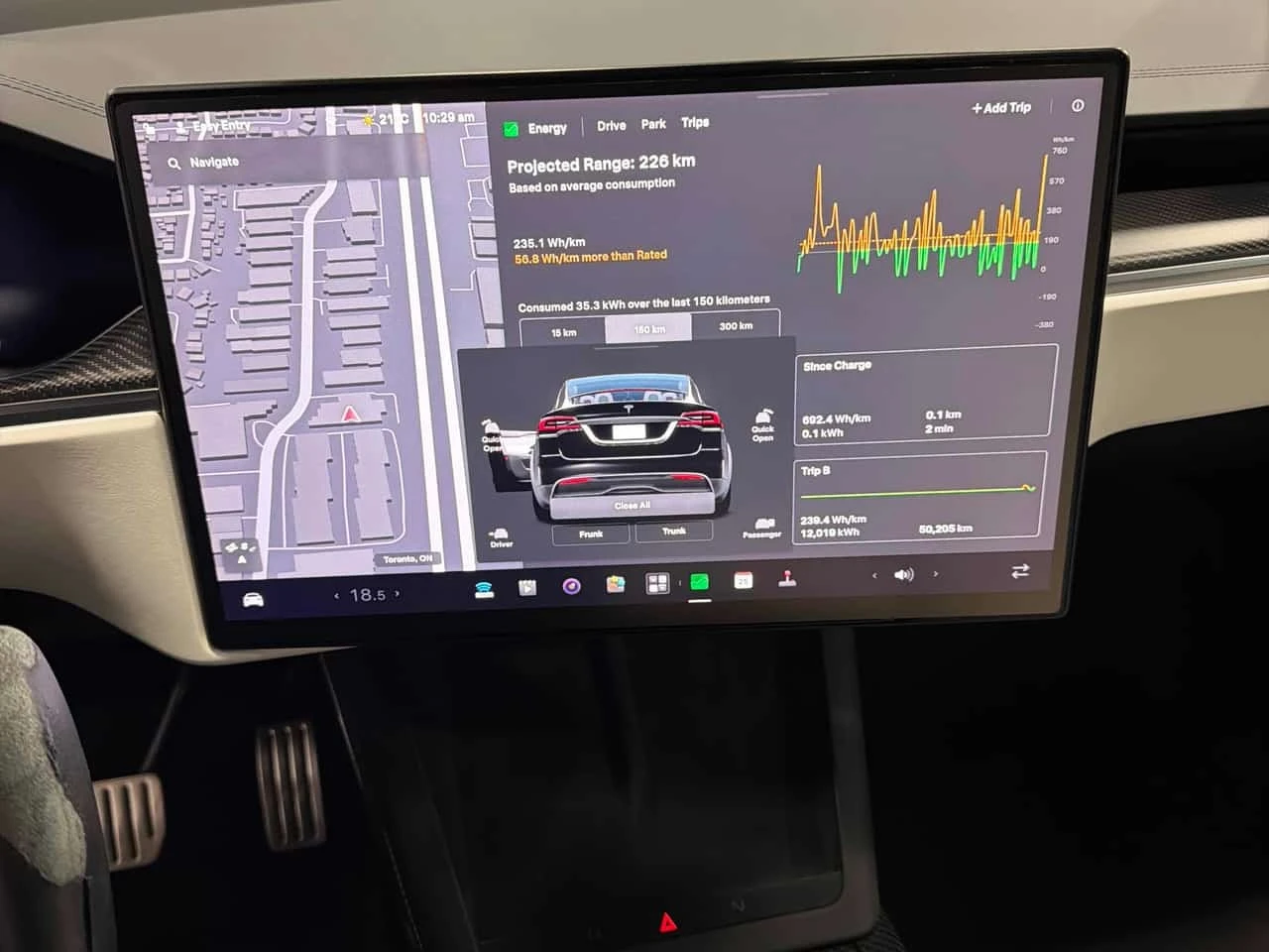 Tesla Model X Plaid | CARFAX | БЕЗ ИНЦИДЕНТИ, снимка 9 - Автомобили и джипове - 56228593