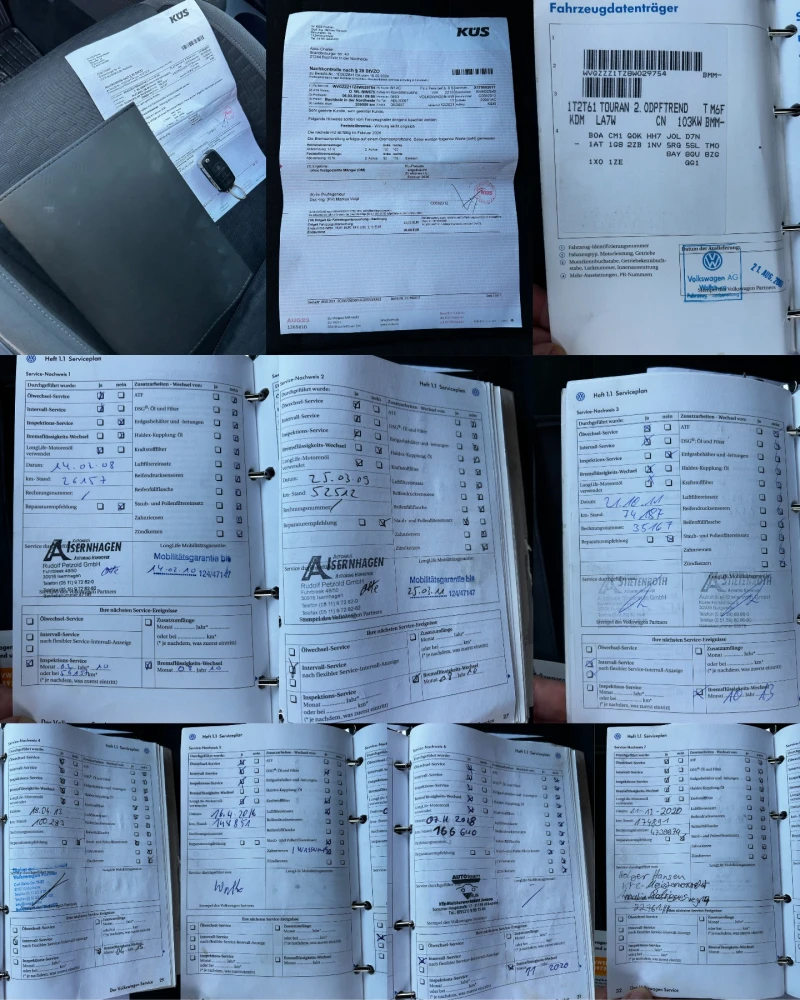 VW Touran 2.0TDI печка /// теглич///, снимка 8 - Автомобили и джипове - 52617983