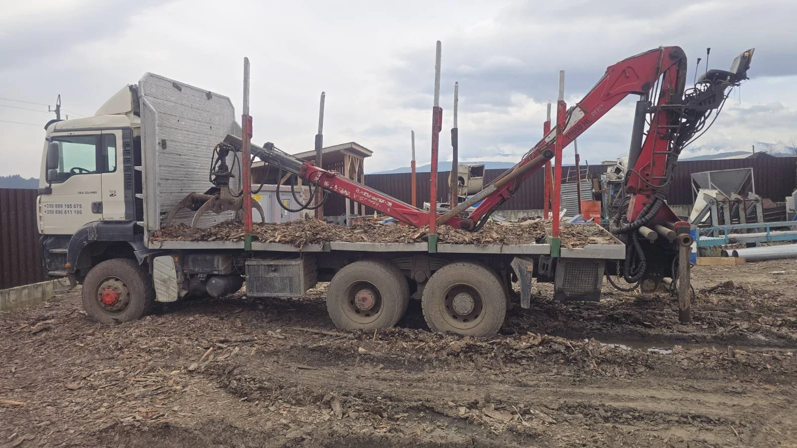 Man Tga 33.480 6x6 Ретардер, снимка 3 - Камиони - 53803456